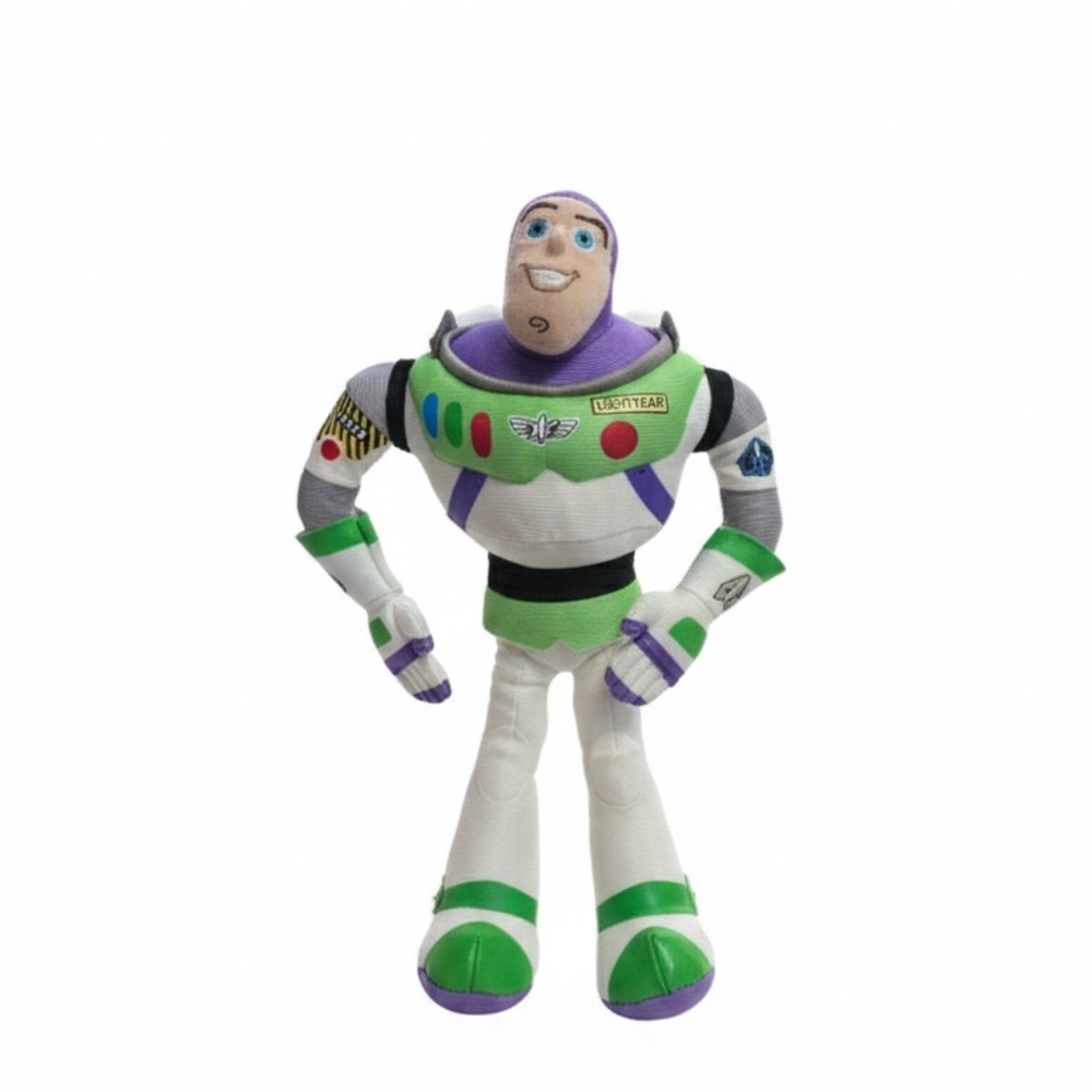 Disney Store Toy Story Buzz Lightyear Soft Sculpture Plush 10” Space Ranger
